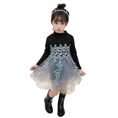 2-7T Children Summer Girls Knit Cute Mesh Stitching Long Sleeve Sweet Princess Dress
2-7T Children Summer Girls Knit Cute Mesh Stitching Long Sleeve Sweet Princess Dress