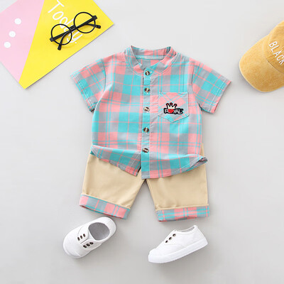 Summer Children Baby Boys Clothes Sets Casual Short Sleeve Plaid Print Shirt TopsShorts Costume Set
Summer Children Baby Boys Clothes Sets Casual Short Sleeve Plaid Print Shirt TopsShorts Costume Set