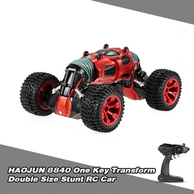 HAOJUN 8840 24G 4WD One Key Transform Double Side Stunt Car Electric RTR Crawler RC Car
HAOJUN 8840 24G 4WD One Key Transform Double Side Stunt Car Electric RTR Crawler RC Car