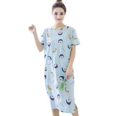 New Fashion Nightgown Women Cute Cartoon Letter Print Sleepwear O-neck Short Sleeve Loose Sleepshirt Sleepdress Female W2
New Fashion Nightgown Women Cute Cartoon Letter Print Sleepwear O-neck Short Sleeve Loose Sleepshirt Sleepdress Female W2