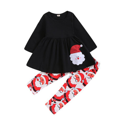 Baby Girl Clothes Christmas Santa Claus Costumes Long Sleeve Print T-shirt Dress Trousers Toddler Casual Outerwear Baby Clothes 
Baby Girl Clothes Christmas Santa Claus Costumes Long Sleeve Print T-shirt Dress Trousers Toddler Casual Outerwear Baby Clothes
