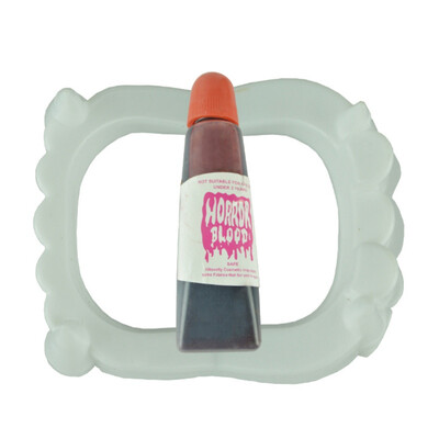 DIY Decorations Halloween Toy Fake Blood Teeth Gel Tube Horror dress Costume Halloween Party Joke Red Funny Toys
DIY Decorations Halloween Toy Fake Blood Teeth Gel Tube Horror dress Costume Halloween Party Joke Red Funny Toys