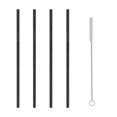 Toponeto 4 Straight Reusable Drinking Straws Metal Stainless Steel Eco-Friendly 105in
Toponeto 4 Straight Reusable Drinking Straws Metal Stainless Steel Eco-Friendly 105in