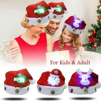 Christmas Red Hat for Adult&Kids Children LED Caps Unisex Holiday Hat for Christmas Snowman ElK Santa Claus
Christmas Red Hat for Adult&Kids Children LED Caps Unisex Holiday Hat for Christmas Snowman ElK Santa Claus