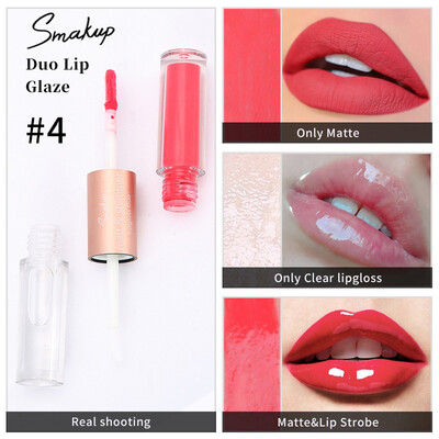 Double end Lip Gloss Makeup 6 Colors Liquid Lipstick Mirror Surface Lip Gloss Tint Lasting Moisturizing Non-stick Cup Lip Glaze
Double end Lip Gloss Makeup 6 Colors Liquid Lipstick Mirror Surface Lip Gloss Tint Lasting Moisturizing Non-stick Cup Lip Glaze