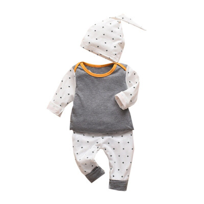 3PCS Casual Baby Clothes Printing Long Sleeve Top Trousers Hat Kids Outfit Clothes Set
3PCS Casual Baby Clothes Printing Long Sleeve Top Trousers Hat Kids Outfit Clothes Set
