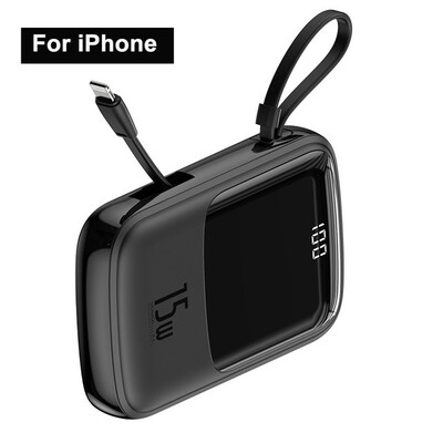 Baseus 10000mAh Power Bank for iphone huawei xiaomi With Fast Charger Powerbank Built in USB Cable
Baseus 10000mAh Power Bank for iphone huawei xiaomi With Fast Charger Powerbank Built in USB Cable