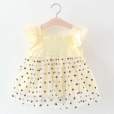Summer Casual Fashion Baby Girl Sleeveless Polka Dot Printing Mesh Princess Dress Kids Clothing
Summer Casual Fashion Baby Girl Sleeveless Polka Dot Printing Mesh Princess Dress Kids Clothing