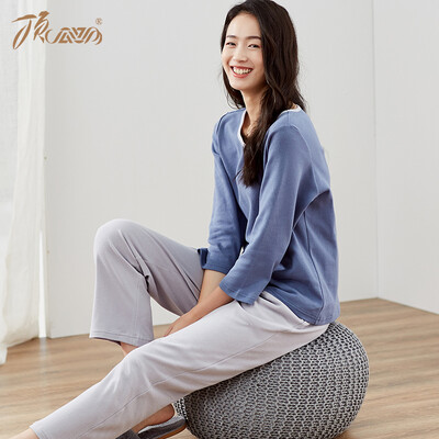Top melon melon pajamas women cotton spring fashion Korean version of the seven-point sleeves can be worn outside home service suit t01120jd pink female models
Top melon melon pajamas women cotton spring fashion Korean version of the seven-point sleeves can be worn outside home service suit t01120jd pink female models