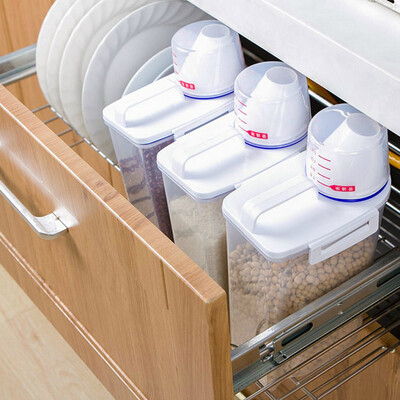 Gobestart 2L Plastic Cereal Dispenser Storage Box Kitchen Food Grain Rice Container Nice
Gobestart 2L Plastic Cereal Dispenser Storage Box Kitchen Food Grain Rice Container Nice