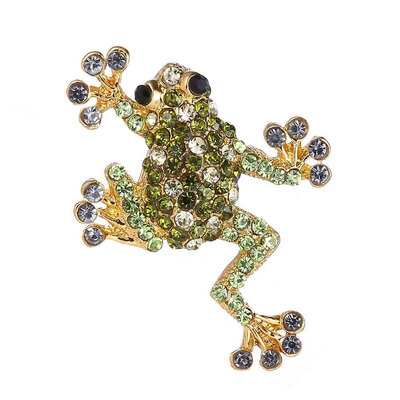 Trendy Rhinestone Animal Frog Brooch Pins Crystal Brooches for Women Decoration Jewelry Clothes Accessories 3 Colors
Trendy Rhinestone Animal Frog Brooch Pins Crystal Brooches for Women Decoration Jewelry Clothes Accessories 3 Colors