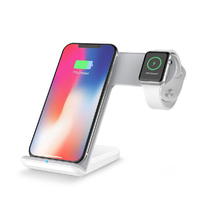Wireless Charge Dock 2 in 1 Portable Qi Enabled Smart Phones Fast Charging Charger for iPhone X88 PlusiWatch 123
Wireless Charge Dock 2 in 1 Portable Qi Enabled Smart Phones Fast Charging Charger for iPhone X88 PlusiWatch 123