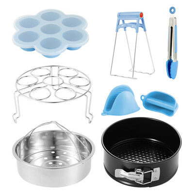 7Pcs Accessories for Instant Pot Pressure Cooker Non-stick Spring Pot Steamer Egg Rack Food Supplement Box Silicone Gloves
7Pcs Accessories for Instant Pot Pressure Cooker Non-stick Spring Pot Steamer Egg Rack Food Supplement Box Silicone Gloves