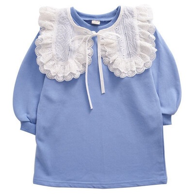 Baby Clothes 1-7T Children Autumn Girls Cute Solid Color Lace Doll Collar Princess Long-Sleeved Sweet Princess Dress
Baby Clothes 1-7T Children Autumn Girls Cute Solid Color Lace Doll Collar Princess Long-Sleeved Sweet Princess Dress