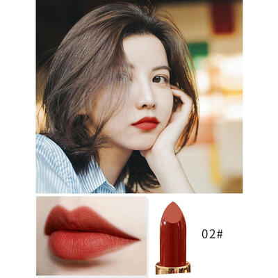 Small Gold Tube Lipstick Waterproof 24Hours Not Fade Non-stick Cup Colorfast Matte Velvet Lipstick
Small Gold Tube Lipstick Waterproof 24Hours Not Fade Non-stick Cup Colorfast Matte Velvet Lipstick