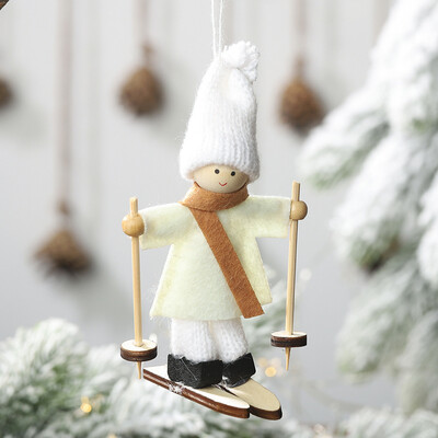 Tailored Christmas Decoration Non-woven Ski Snowman Small Ornaments Doll Pendant
Tailored Christmas Decoration Non-woven Ski Snowman Small Ornaments Doll Pendant