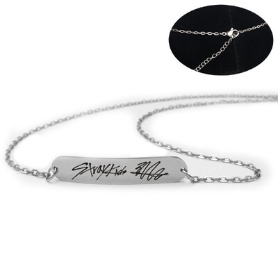 Kpop Straykids Stray Kids Pendant Necklace Fashion Jewelry Silver Titanium Chain Necklaces & Pendants Highlight Your Collarbone
Kpop Straykids Stray Kids Pendant Necklace Fashion Jewelry Silver Titanium Chain Necklaces & Pendants Highlight Your Collarbone