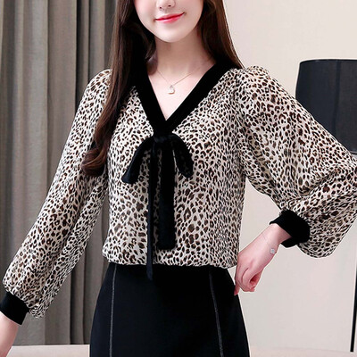 Tailored Womens Chiffon Leopard Print With Bow Long Sleeve Loose Casual Blouse Tops
Tailored Womens Chiffon Leopard Print With Bow Long Sleeve Loose Casual Blouse Tops