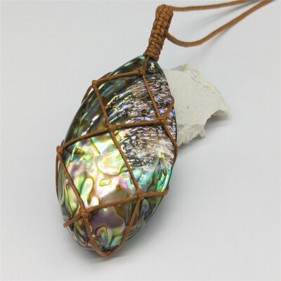 Natural Abalone Shell Gemstone Wand Reiki Wrap Braid Necklace Pendant Healing DT Yoga Macrame For Men Women Lucky Blessing
Natural Abalone Shell Gemstone Wand Reiki Wrap Braid Necklace Pendant Healing DT Yoga Macrame For Men Women Lucky Blessing
