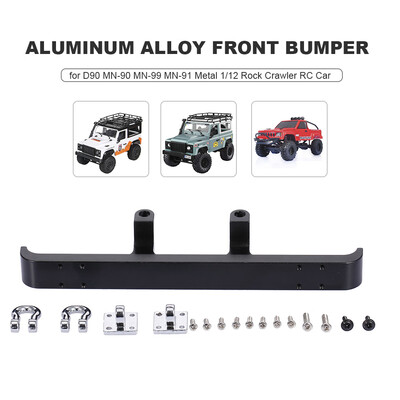 Aluminum Alloy Front Bumper for D90 MN-90 MN-99 MN-91 Metal 112 Rock Crawler RC Car Parts Black
Aluminum Alloy Front Bumper for D90 MN-90 MN-99 MN-91 Metal 112 Rock Crawler RC Car Parts Black