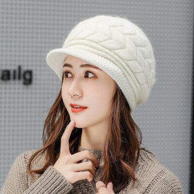 2009 New Rabbit Hair Hat Lady Autumn&Winter Duck Tongue Hat Knitted Cap Heating Pure Color Beret Factory Direct Sales
2009 New Rabbit Hair Hat Lady Autumn&Winter Duck Tongue Hat Knitted Cap Heating Pure Color Beret Factory Direct Sales