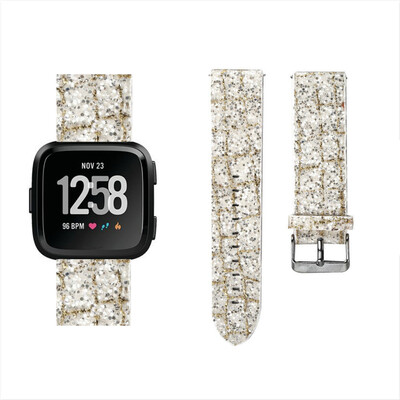 〖Follure〗TexturBling Glitter Leather Wrist Strap Replacement Watch Band For Fitbit Versa
〖Follure〗TexturBling Glitter Leather Wrist Strap Replacement Watch Band For Fitbit Versa