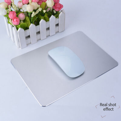 

Metal Aluminum Mouse Pad Mat Hard Soft Magic Fine Double Sided Waterproof Fast And Accurate Control For HomeOffice