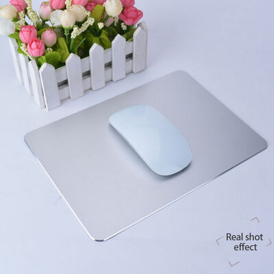 

Metal Aluminum Mouse Pad Mat Hard Soft Magic Fine Double Sided Waterproof Fast And Accurate Control For HomeOffice