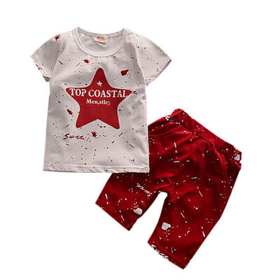 Boys short sleeved T-ShirtsChildren Shorts Baby Boys Summer Clothes Kids Short Sleeve Clothing Set Star Toddler
Boys short sleeved T-ShirtsChildren Shorts Baby Boys Summer Clothes Kids Short Sleeve Clothing Set Star Toddler