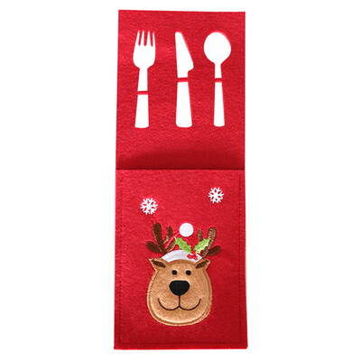 New Christmas Decorations Fashion Lovely Red Felt Cloth Christmas Knives And Forks Cover
New Christmas Decorations Fashion Lovely Red Felt Cloth Christmas Knives And Forks Cover