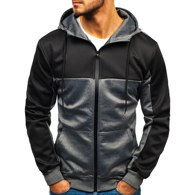 Toponeto Mens New Fashion Casual Patchwork Slim Hoodie Outwear Blouse Zipper Sweatshirt
Toponeto Mens New Fashion Casual Patchwork Slim Hoodie Outwear Blouse Zipper Sweatshirt