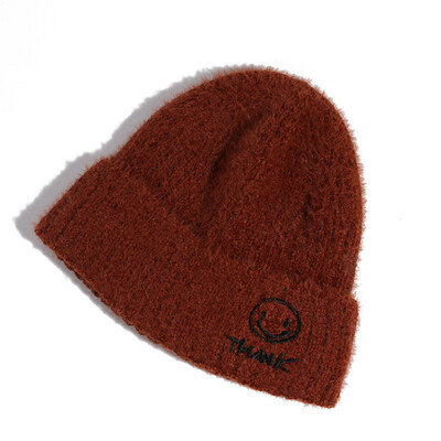 Red Hat Lady Smiley Embroidered Wool Hat Student Cute Mink Wool Knit Hat Japanese FallWinter Turtleneck Hat
Red Hat Lady Smiley Embroidered Wool Hat Student Cute Mink Wool Knit Hat Japanese FallWinter Turtleneck Hat