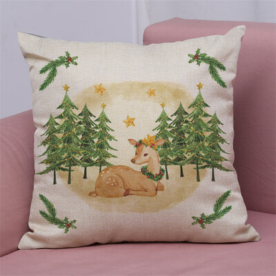 Tailored New Christmas Cotton Linen Pillow Case Sofa Cushion Cover Home Decor 
Tailored New Christmas Cotton Linen Pillow Case Sofa Cushion Cover Home Decor