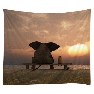 Psychedelic Elephant Tapestry Hippie Indian Mandala Wall Tapestry Polyester Fabric Printed Wall Decor Beach Towel Blanket
Psychedelic Elephant Tapestry Hippie Indian Mandala Wall Tapestry Polyester Fabric Printed Wall Decor Beach Towel Blanket
