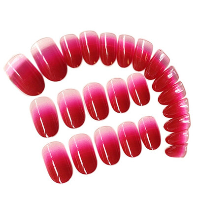 24pcs Smooth Gradient Geometric Glitter False Nails Long Square Detachable Full Cover Fake Nail Tips with Glue Sticker
24pcs Smooth Gradient Geometric Glitter False Nails Long Square Detachable Full Cover Fake Nail Tips with Glue Sticker