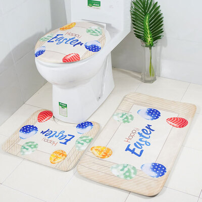 3 Pieces Easter Themed Home Decor Bathroom Rugs Set Includes U-Shaped Contour Mat Backing bathroom mat Household Merchandises
3 Pieces Easter Themed Home Decor Bathroom Rugs Set Includes U-Shaped Contour Mat Backing bathroom mat Household Merchandises