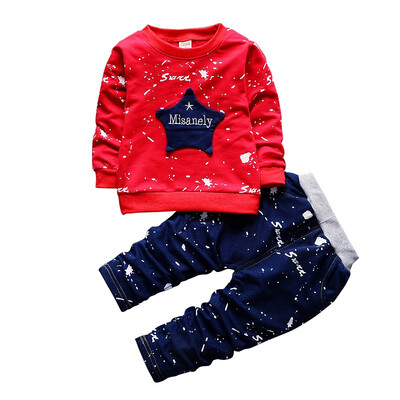 Fashion Kids Baby Boys Girls Clothes Sets Long sleeve Shirt Tops Pants Cotton Casual Children Clothing 2Pcs Suits
Fashion Kids Baby Boys Girls Clothes Sets Long sleeve Shirt Tops Pants Cotton Casual Children Clothing 2Pcs Suits