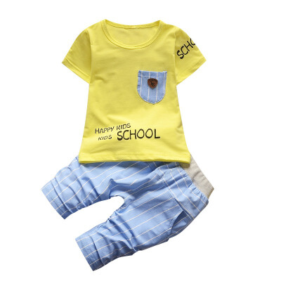 Summer Children Clothing Cotton Two Piece Sets Boy Pocket T-shirt&Pants 0-3T Baby Kids Active Sport Suit
Summer Children Clothing Cotton Two Piece Sets Boy Pocket T-shirt&Pants 0-3T Baby Kids Active Sport Suit