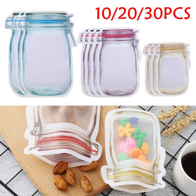 Reusable Mason Jar Bottles Bags Portable Zipper Bags Leakproof Fresh Food Storage Bag Snack Sandwich Storage Bags
Reusable Mason Jar Bottles Bags Portable Zipper Bags Leakproof Fresh Food Storage Bag Snack Sandwich Storage Bags