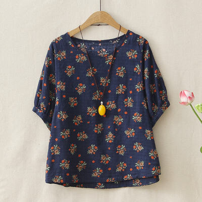 EFINNY Womens Blouse Office Ladies Tops New Spring Autumn Long Sleeve Cotton&Linen Shirt Blusa Camisa Feminina Plus Size 3XL
EFINNY Womens Blouse Office Ladies Tops New Spring Autumn Long Sleeve Cotton&Linen Shirt Blusa Camisa Feminina Plus Size 3XL