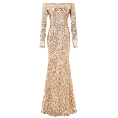 European&American style off-the-shoulder dress retro fashion beaded long skirt off-the-shoulder one-piece dress
European&American style off-the-shoulder dress retro fashion beaded long skirt off-the-shoulder one-piece dress