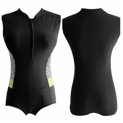 Sexy Women One-Piece Suits Long Sleeve Zipper V Neck Wire Free Padded Bra Swimsuit Beach Bathing Suit
Sexy Women One-Piece Suits Long Sleeve Zipper V Neck Wire Free Padded Bra Swimsuit Beach Bathing Suit