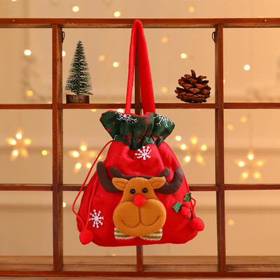 Merry Christmas Gift Handbag Drawstring Candy Bag Santa Claus Gift Bag Home Party Xmas Decoration
Merry Christmas Gift Handbag Drawstring Candy Bag Santa Claus Gift Bag Home Party Xmas Decoration