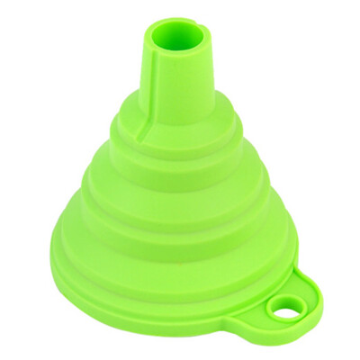New Silicone Gel Practical Collapsible Foldable Funnel Hopper Kitchen Tool
New Silicone Gel Practical Collapsible Foldable Funnel Hopper Kitchen Tool
