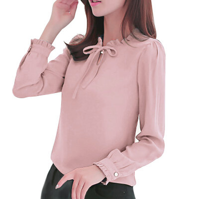 Women Blouse Long Sleeve Stand Collar Bow Blouses Elegant Ladies Chiffon Blouse Tops Fashion Office Work Wear -2XL
Women Blouse Long Sleeve Stand Collar Bow Blouses Elegant Ladies Chiffon Blouse Tops Fashion Office Work Wear -2XL