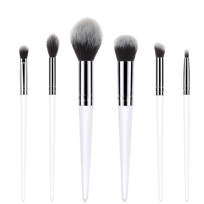 6 Pcs White Makeup Brush Set Foundation Brush Loose Powder Brush Eyeshadow Lip Blushes Brush Maquiagem
6 Pcs White Makeup Brush Set Foundation Brush Loose Powder Brush Eyeshadow Lip Blushes Brush Maquiagem
