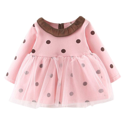 Baby Girls Autumn Dress Casual Long Sleeve Polka Dot Print Mesh Dress Kids Princess Pageant Dresses 0-24M
Baby Girls Autumn Dress Casual Long Sleeve Polka Dot Print Mesh Dress Kids Princess Pageant Dresses 0-24M
