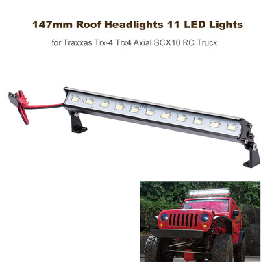 147mm Roof Headlights RC Off-Road Dome 11 LED Lights for Traxxas Trx-4 Trx4 Axial SCX10 RC Truck
147mm Roof Headlights RC Off-Road Dome 11 LED Lights for Traxxas Trx-4 Trx4 Axial SCX10 RC Truck