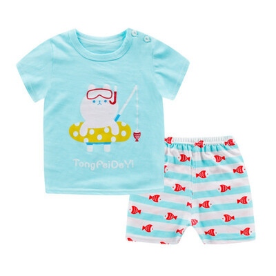 Hot cartoon childrens clothes short-sleevedshorts suit cute baby cotton comfortable new for 0-5 years old
Hot cartoon childrens clothes short-sleevedshorts suit cute baby cotton comfortable new for 0-5 years old