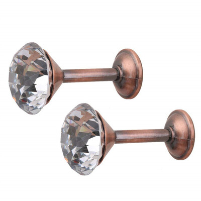 Toponeto 2PC Crystal Curtain Hooks Curtain Buckle Wall Holdbacks Decorative Tiebacks
Toponeto 2PC Crystal Curtain Hooks Curtain Buckle Wall Holdbacks Decorative Tiebacks